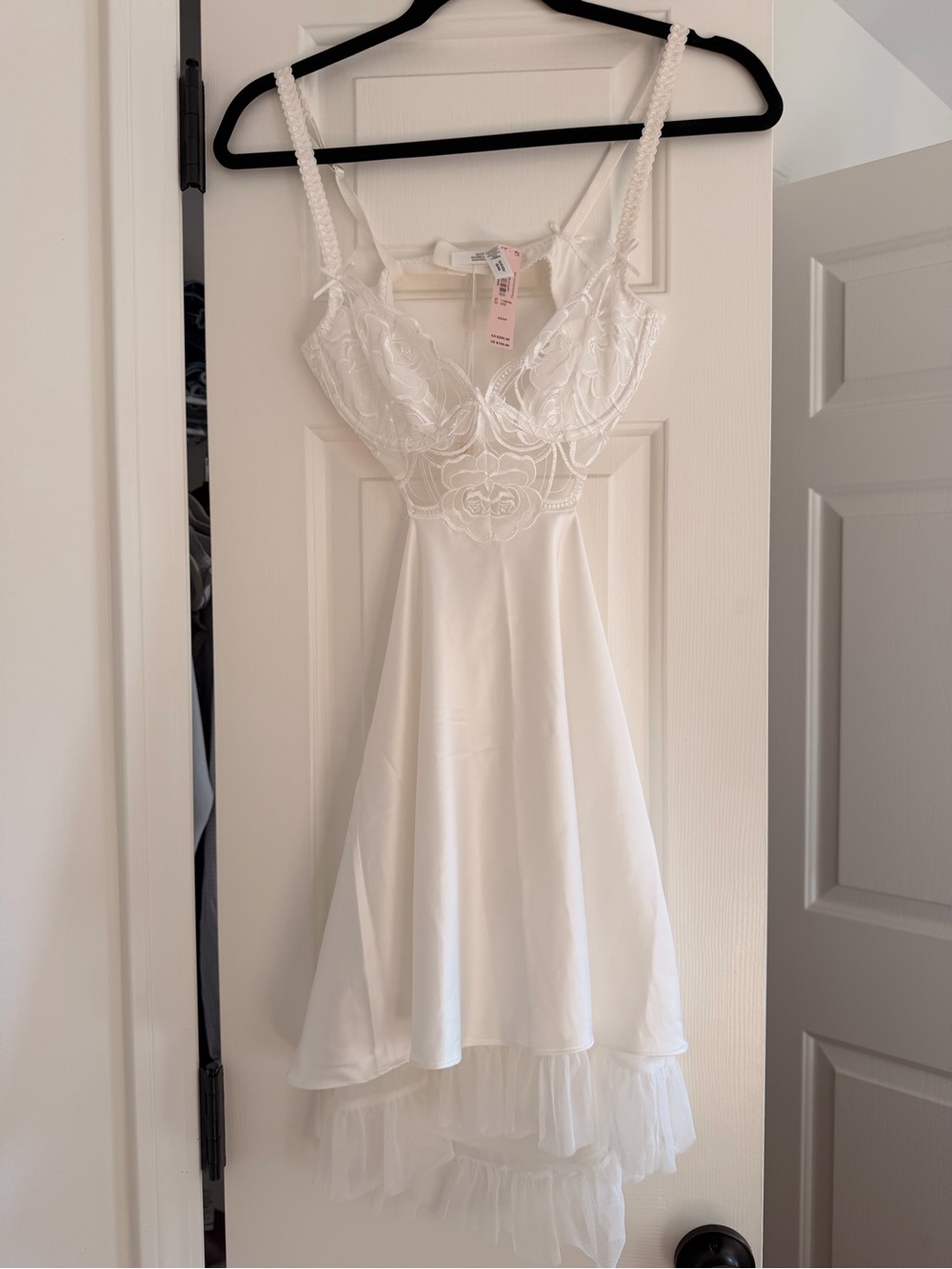 For Love And Lemons White Slip Dress